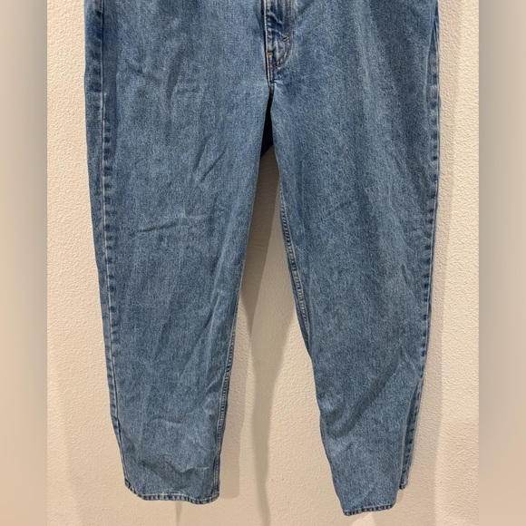 Levi's Men's 550 Relaxed Mid Rise Relaxed Fit Tapered Leg Blue Jeans Size 38 - Picture 10 of 13